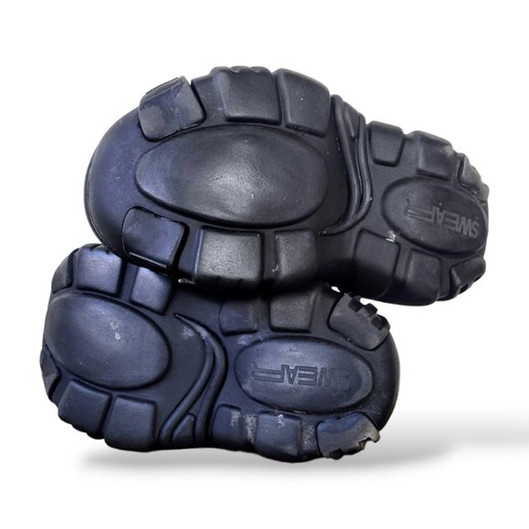 Vetemens x Swear collab chunky platform black leather sneakers - Picture 5 of 16